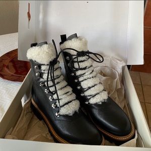 COPY - MARC FISHER IZZIE LUGSOLE ANKLE BOOT